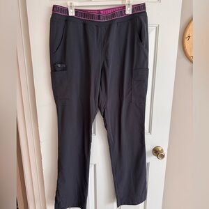 Med Couture Grey Scrub Pants Large Tall
